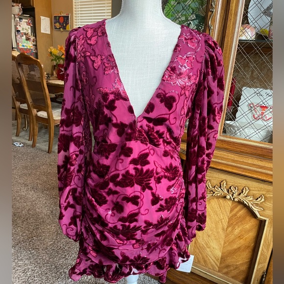 NWT For Love and Lemons Penelope Mini Dress - Medium - Picture 2 of 16